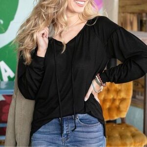 Grace & Lace Black Highlands Top Medium